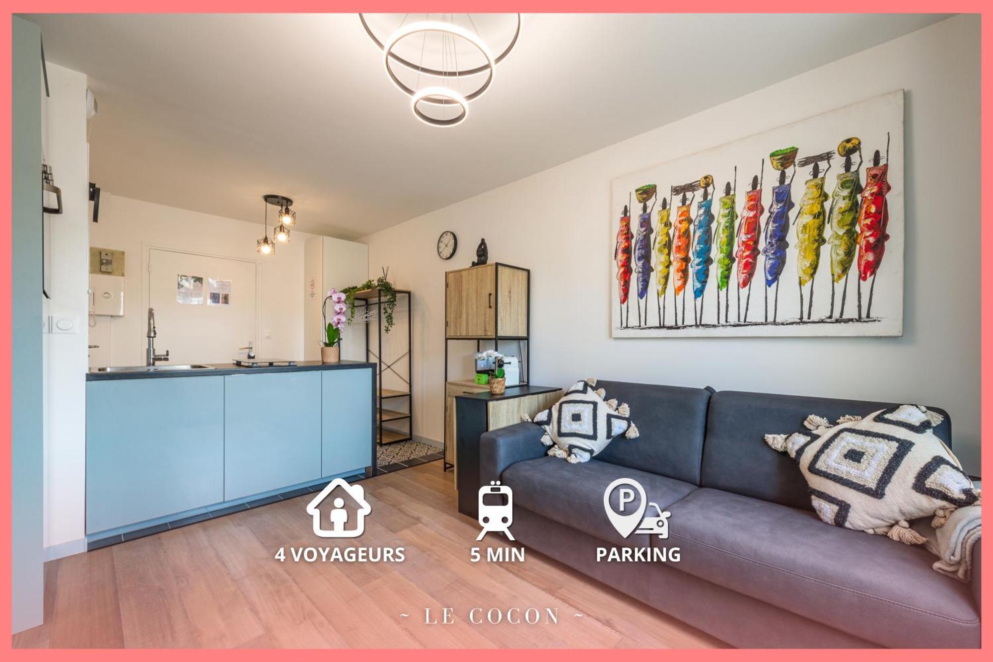 Paris Cocon - Disneyland, Parking, Hypercentre, Train Station Lagny 外观 照片